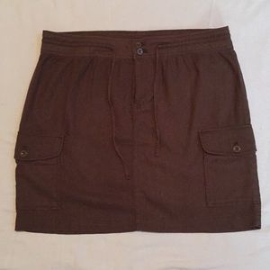 IZOD Linen Cargo Skirt - 14
